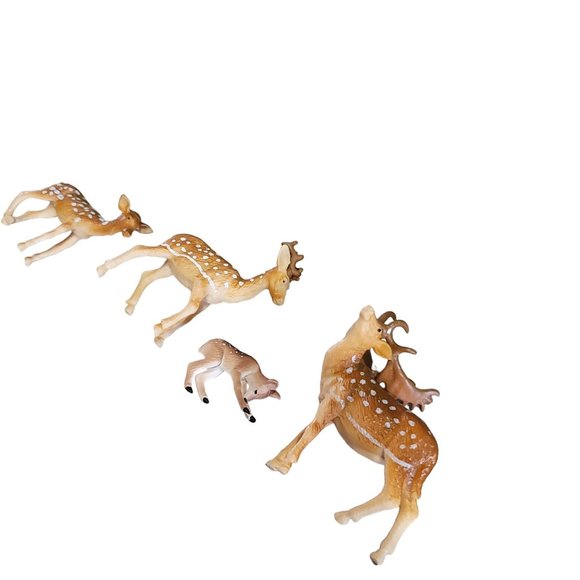 Play farm animals deer playhouse, farm, train sets collectible deer cake toppers - Picture 8 of 11